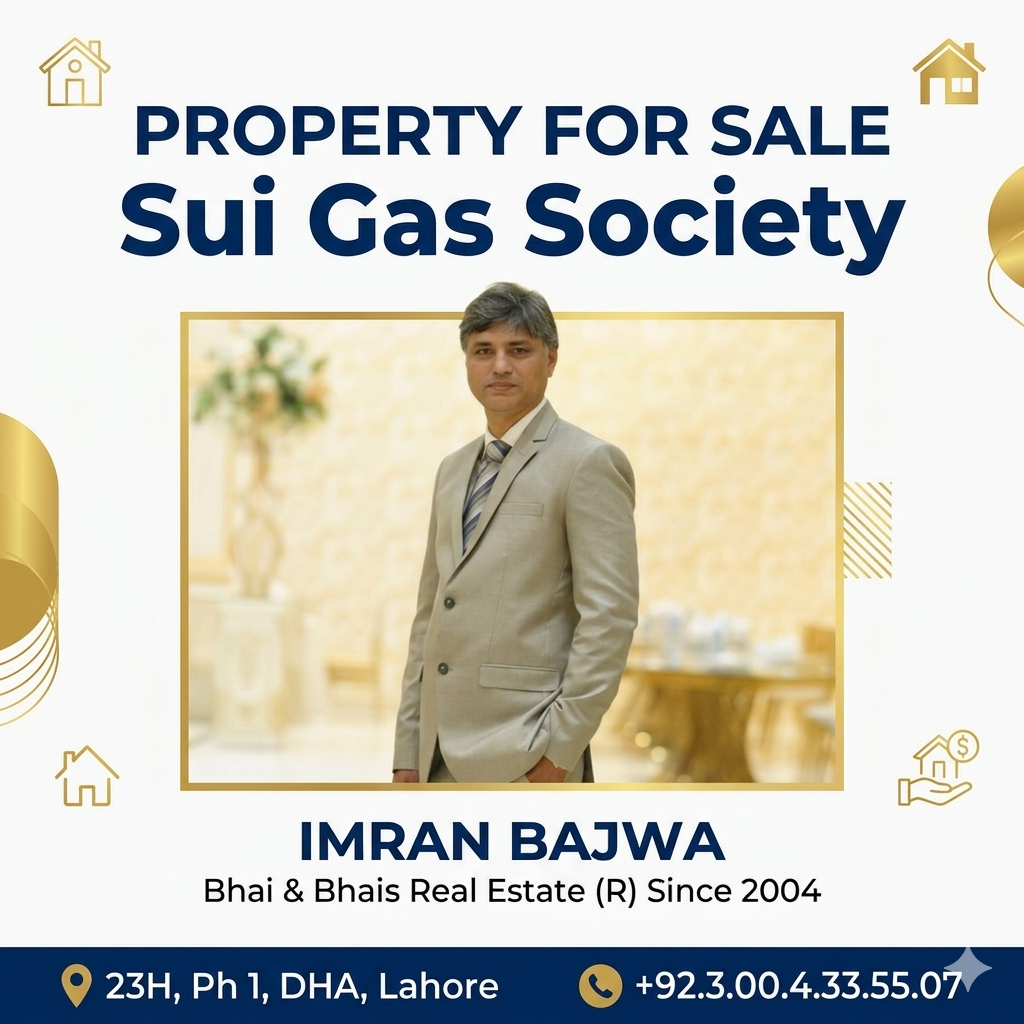 1 KANAL PLOT FOR SALE IN SUI GAS HOUSING SOCIETY PHASE 1
