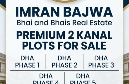 🔥 👑 RARE ASSET CLASS: Exclusive 2 Kanal Residential Plots for Sale in DHA Lahore Phase  1,2,3,4,5 – Managed by Bhai and Bhai’s Real Estate! 👑 🔥