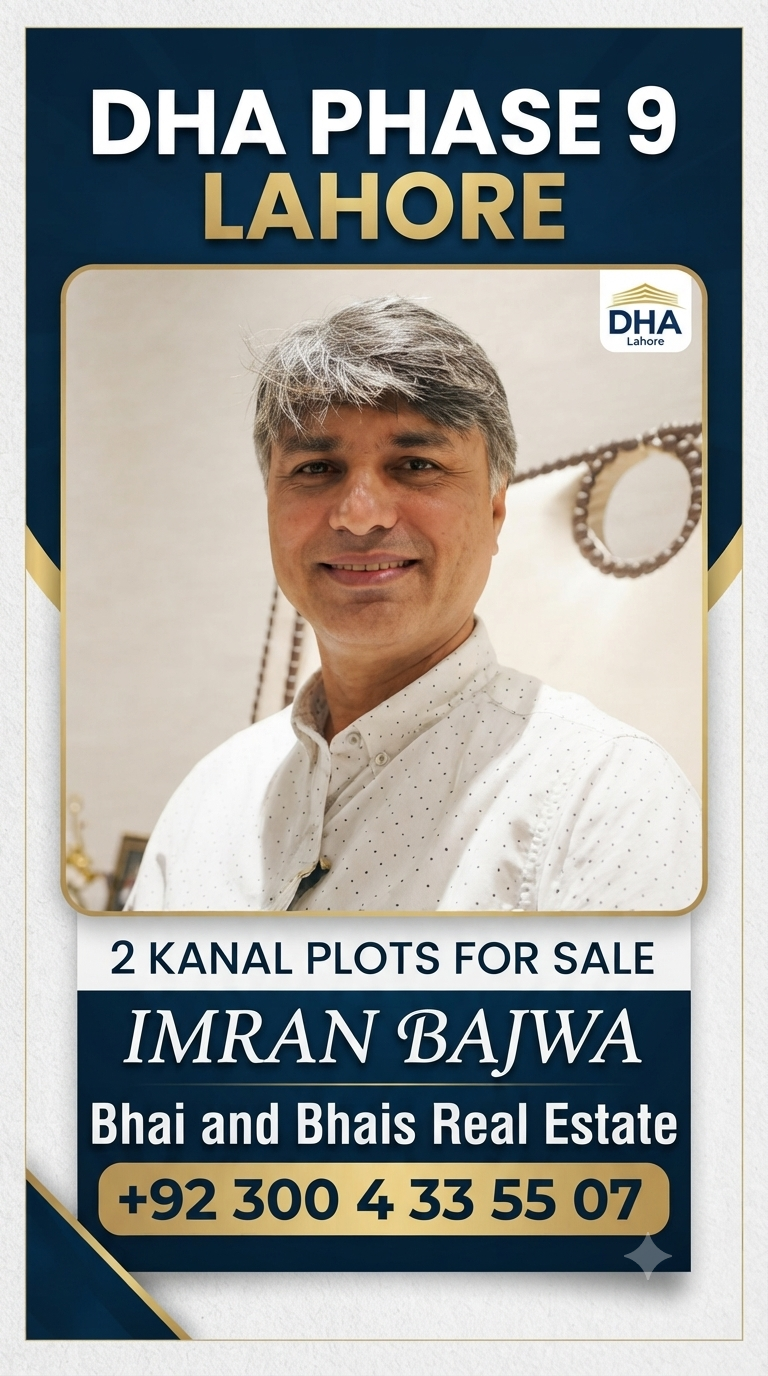 2 Kanal plot for sale in DHA Lahore Phase 9