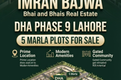 Invest in DHA Phase 9 Lahore — 5 Marla Plot for Sale | Bhai and Bhais Real Estate