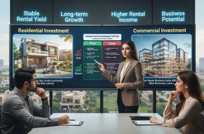 Commercial vs Residential Real Estate Investment: Which is Better in Pakistan?
