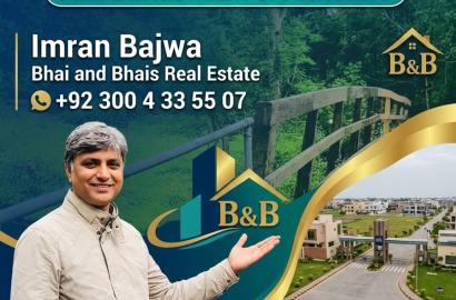 Premium 5 Marla Residential Plot for Sale in DHA Lahore Phase 8 – Offered by Bhai and Bhai’s Real Estate