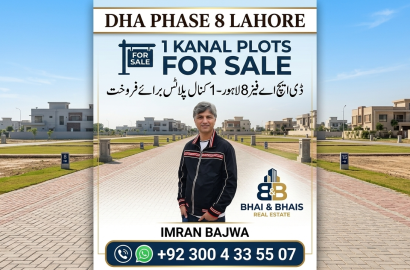 🏡 DHA Phase 8: Exclusive 1 Kanal Land Opportunity | Contact Bhai and Bhai’s Real EstateTo help