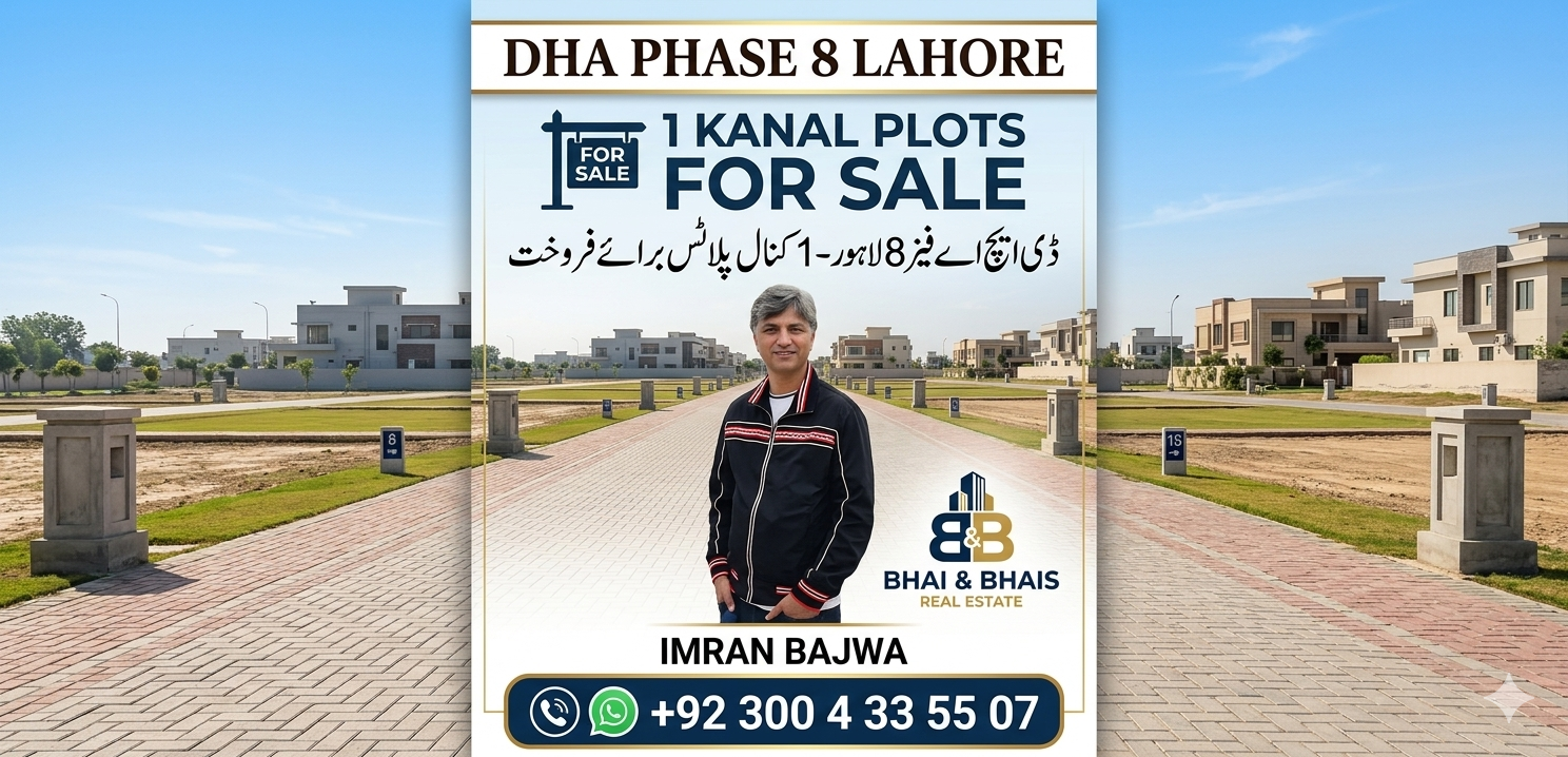 🏡 DHA Phase 8: Exclusive 1 Kanal Land Opportunity | Contact Bhai and Bhai’s Real EstateTo help